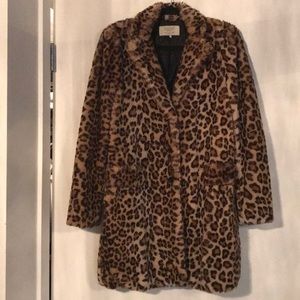 ZARA FAUX FUR COAT